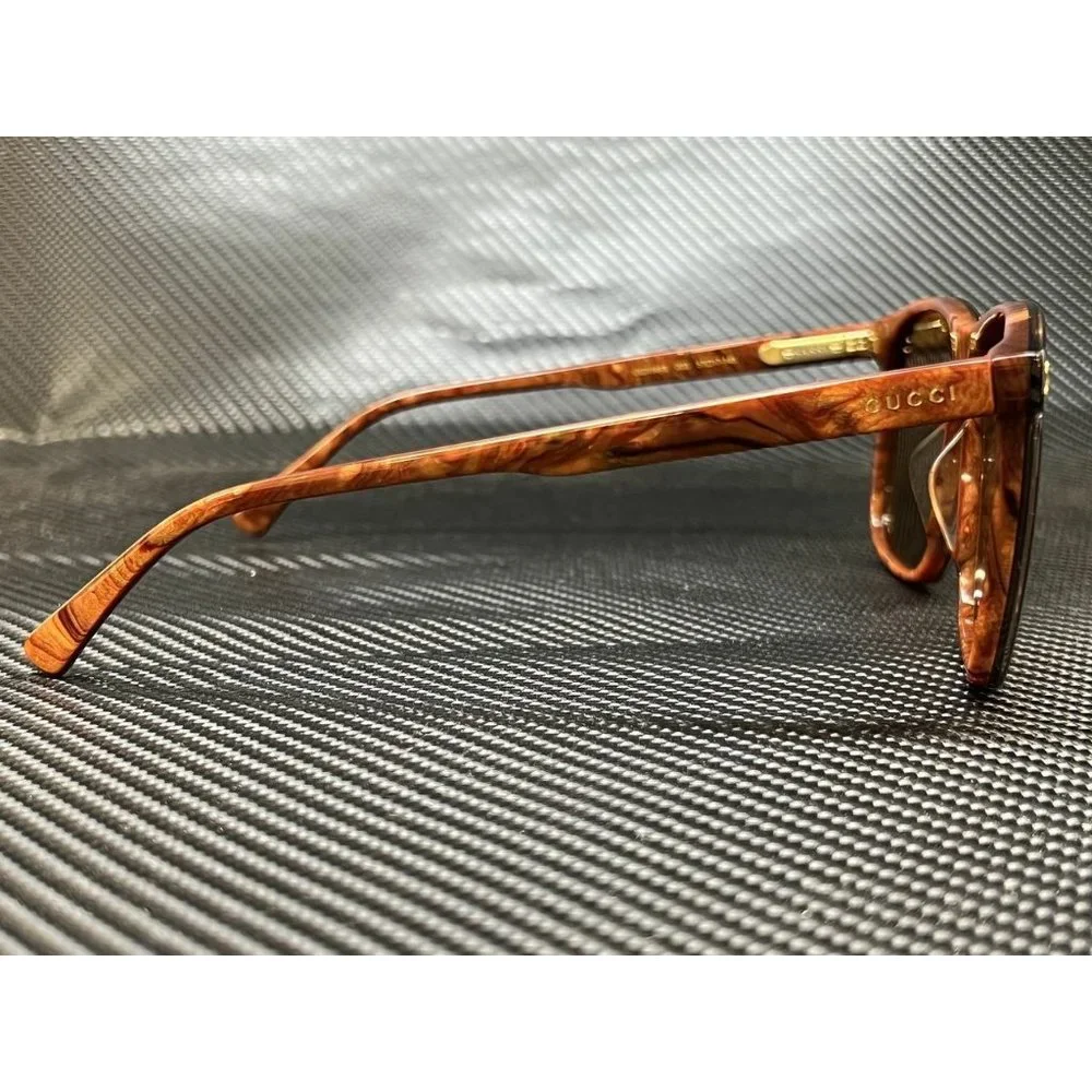 Gucci Men's Brown 57mm Sunglasses
